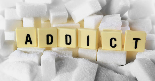 Sugar Cubes With Words Addict - Sugar is Bad